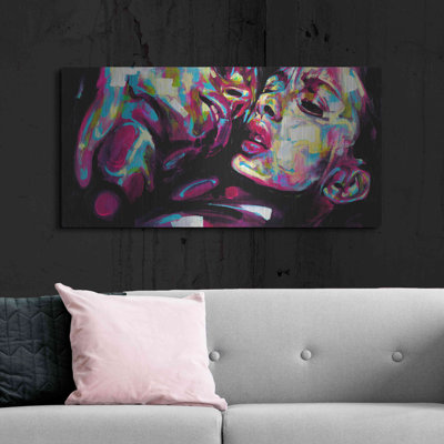 Luxe Metal Art 'Passion' By Grey, Metal Wall Art " Passion " by Grey Painting Print