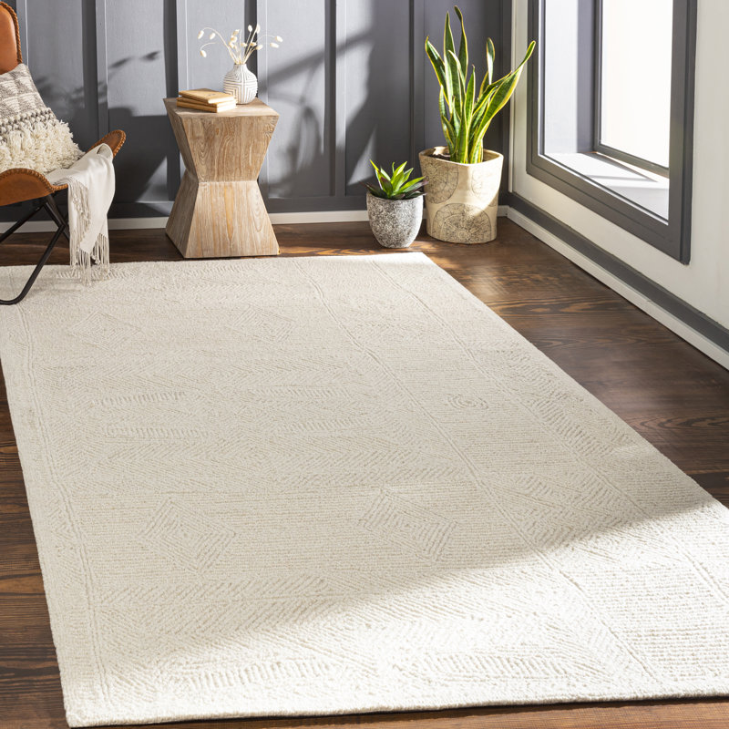 Tapis Kizzie crème, Rectangle 9 pi x 12 pi