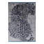 Gray color Overdye Modern Cheetah design rug 6'4'' X 9'4''