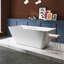 66" Freestanding Soaking Acrylic Bathtub