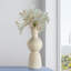 Vase en papier cannelé H 33 po