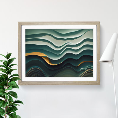 Flashy Modern Abstract - Single Picture Frame Print