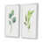 Toile avec cadre blanc