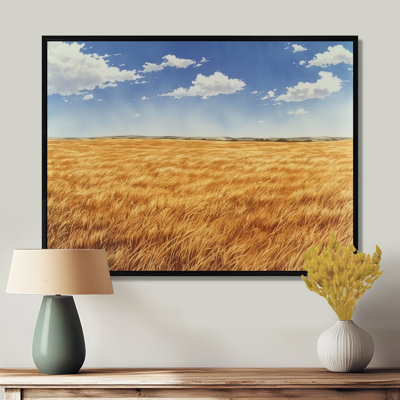 Dragulina Meadow Golden Fields of Corn I - prairie, art mural grand