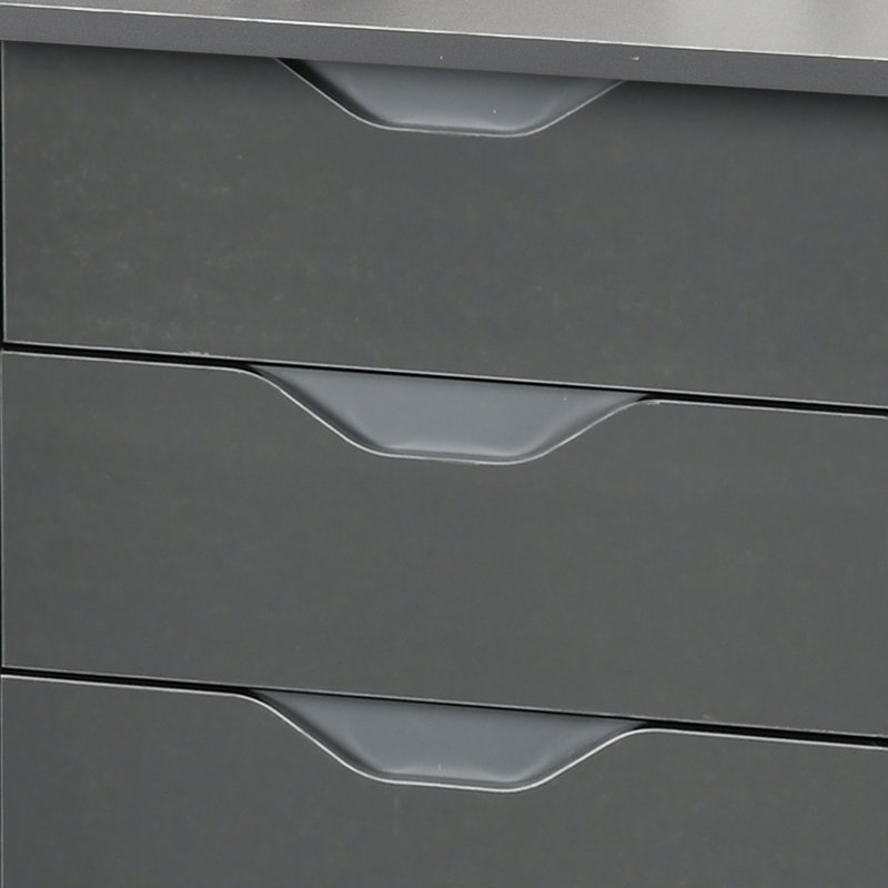 Olivencia Computer Desk, Grey