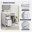 Meuble-lavabo de salle de bain 30 po avec lavabo supérieur, armoire de rangement moderne-74158041