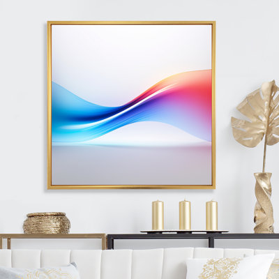 «Blue Prism Pulse I - Rainbow», reproduction d'art sur toile