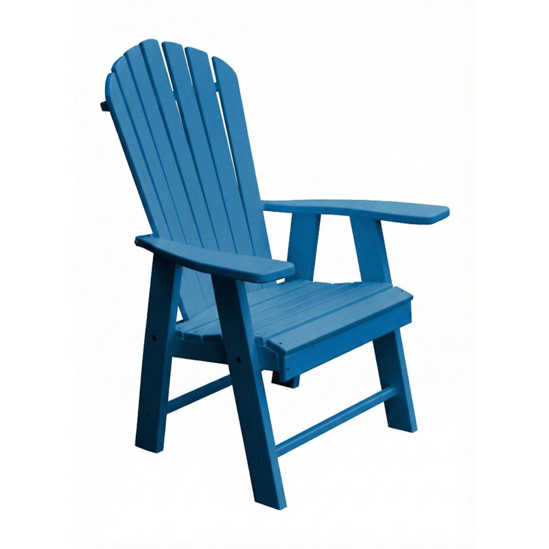  Chaise Adirondack verticale en poly composite, bleu, Bleu