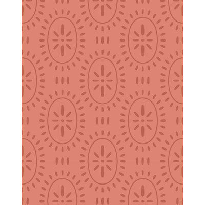 Sun Motif Pattern Wallpaper