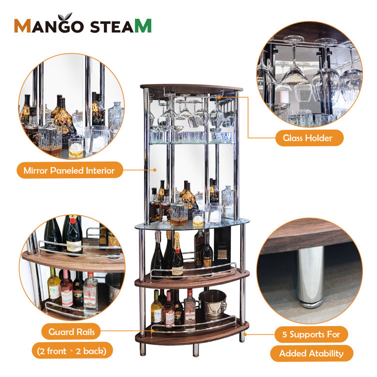 Mango Steam Casier à Vin de Comptoir 6 Bouteilles - Organisateur de  Rangement pour Comptoirs de Cuisine, Garde-Manger, Réfrigéra107 - Cdiscount  Maison