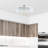 Seidl Fabric Semi Flush Mount-1626232782