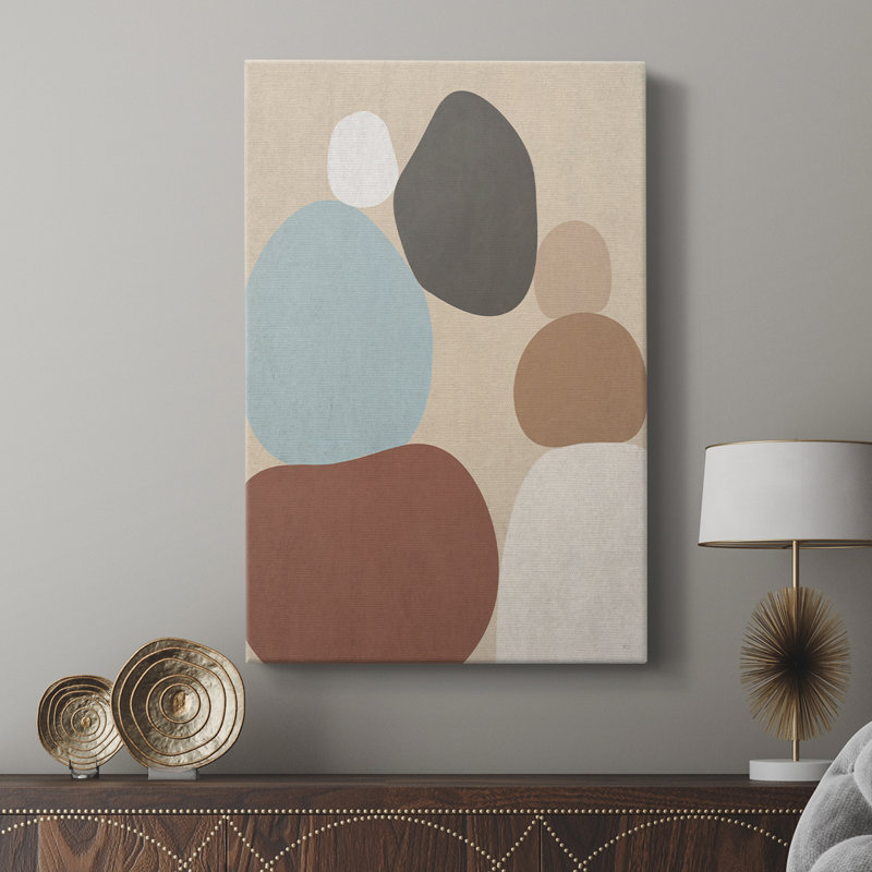 Stone Stacking -Gallery Wrapped Cavas, 12" H x 8" W
