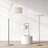 Finley 73.5'' Brass Arched Floor Lamp