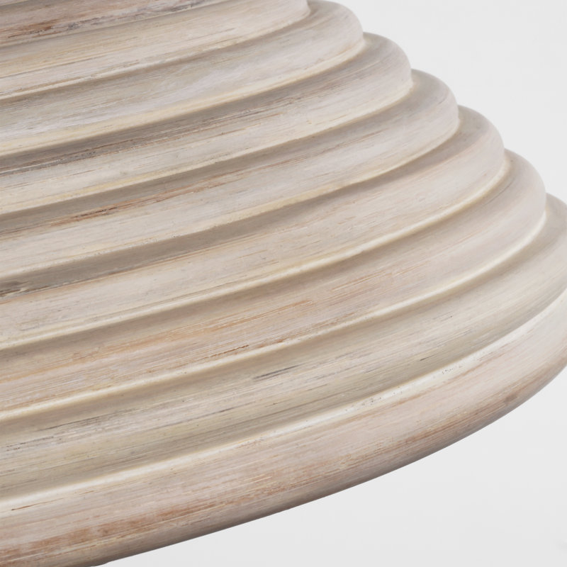 Emerson 1 - Light Pendant by Suzanne Kasler, Polished Nickel, Ash, 8.5" H x 15.75" W x 15.75" D