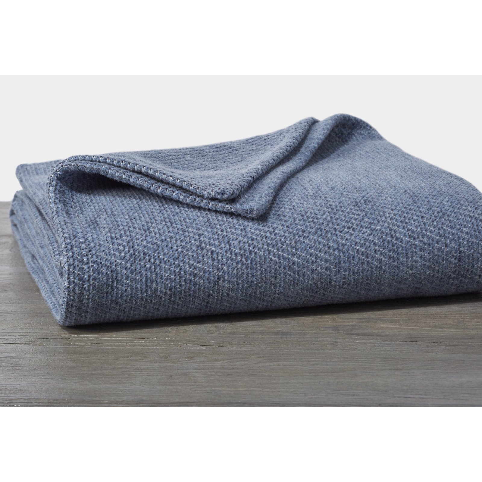 Sequoia Hand Woven Throw Blanket, Throw, Blue