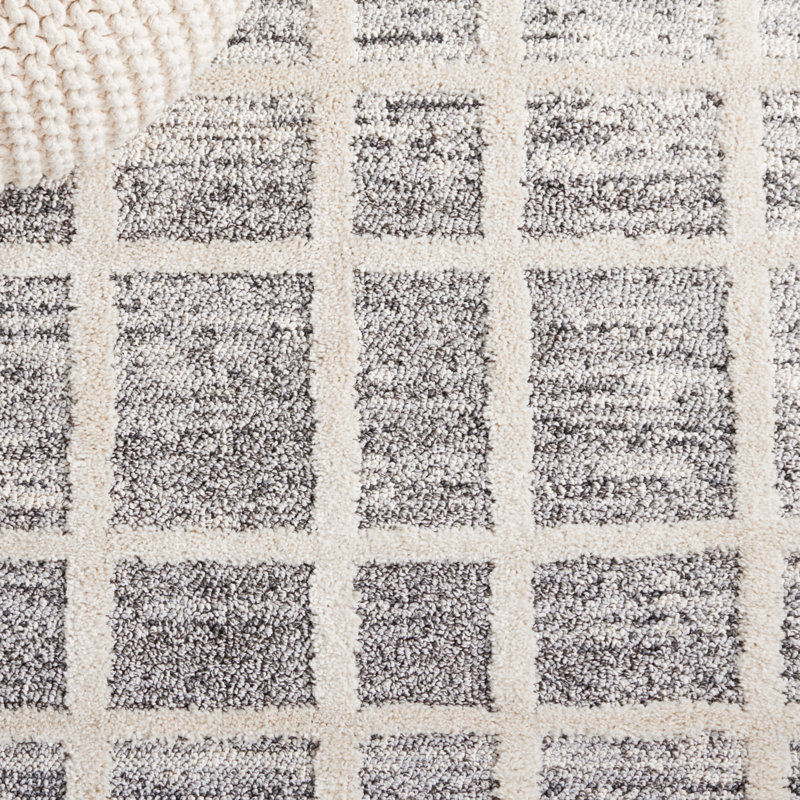 Martha Stewart Lucia Shag Performance Geometric Rug, Runner 2' x 8'