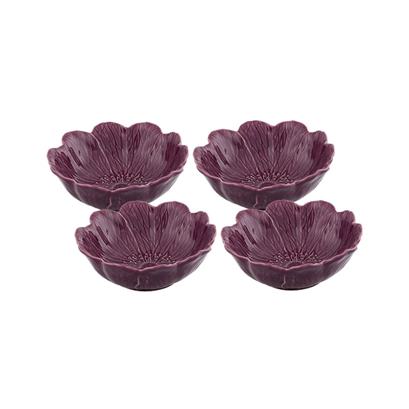 Flore 16,74 oz. Bol à céréales, Mauve