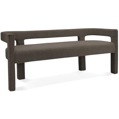Cedernier Upholstered Boucle Bench