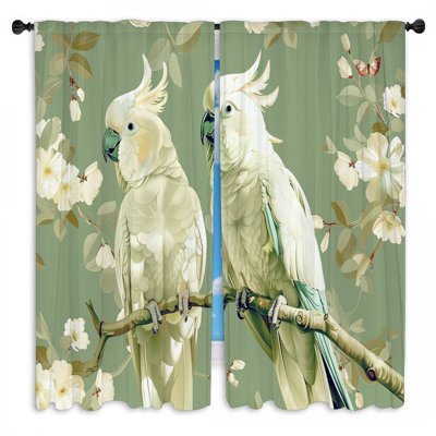 Paire de rideaux obscurcissant en polyester Maleik