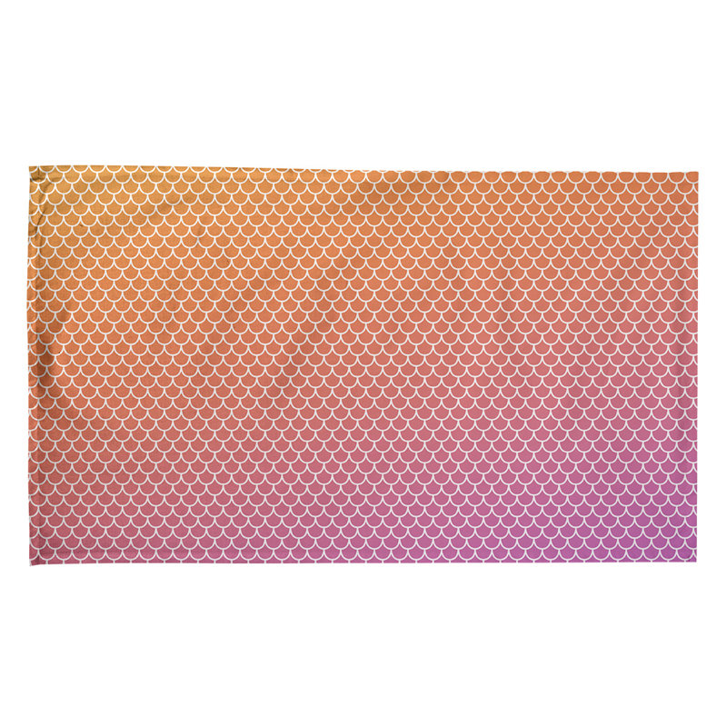 Serviette de thé sirène balances, Orange clair, Polyester sergé