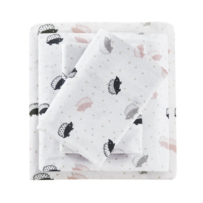 Ensemble de draps en flanelle de coton Gracie Mills Atticus