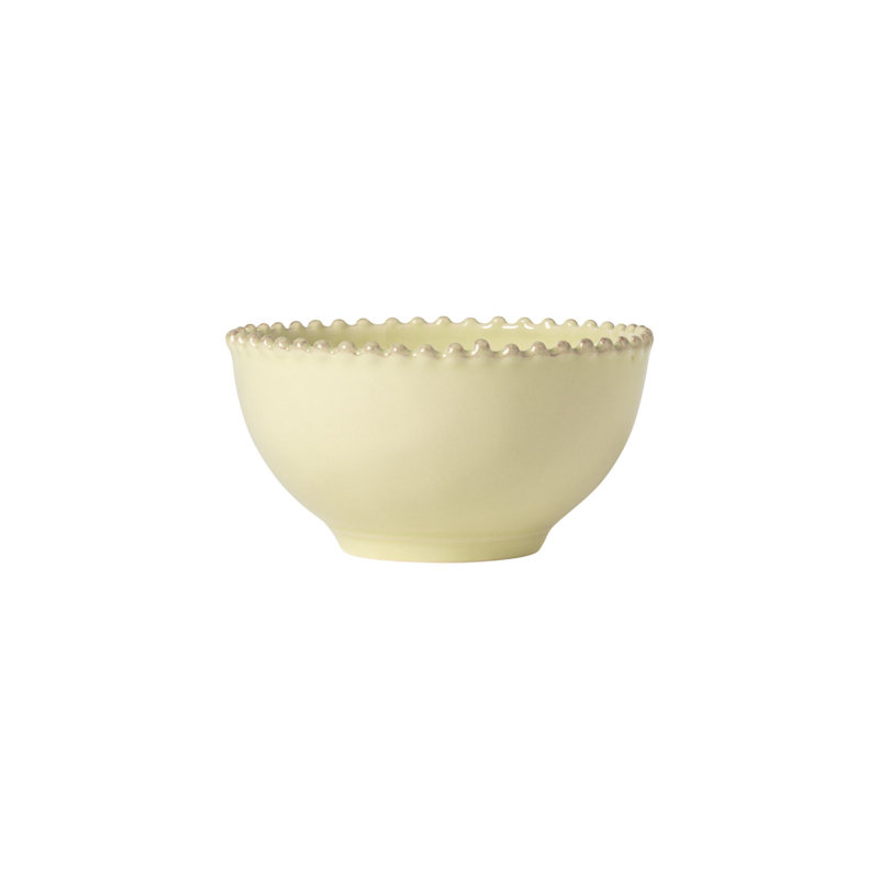 Pearl Handmade Stoneware Cereal Bowl, Lilly Green