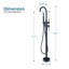 Robinet de baignoire romaine à poignée double Assens-81987408