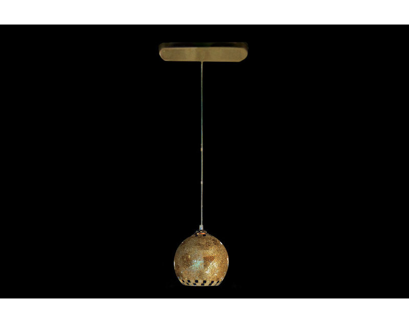 Chelsea 1 - Light Gold Dome Pendant