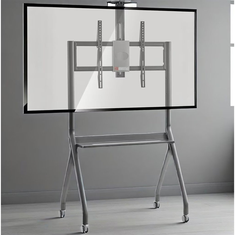 JYXCN Meuble télé mobile avec chariot à roulettes polyvalent pour écran ACL à DEL de 42 à 75 po à écran plat plasma à DEL Utilisez jusqu'à 176 lb pour le salon et le bureau