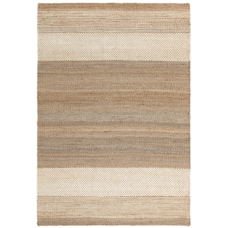 Desaree Hand Woven Flatweave  Beige Area Rug, Rectangle 120 x 170cm