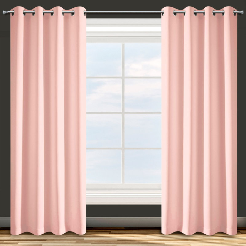 Design 91 Curtains Single Panel, Powder
