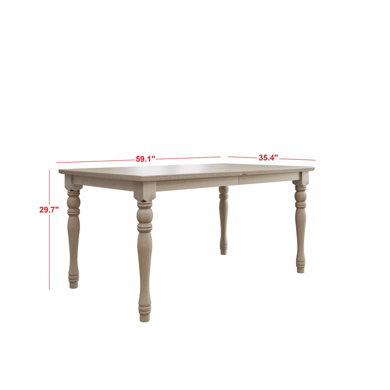 Angelisse Dining Table, Antique Gray