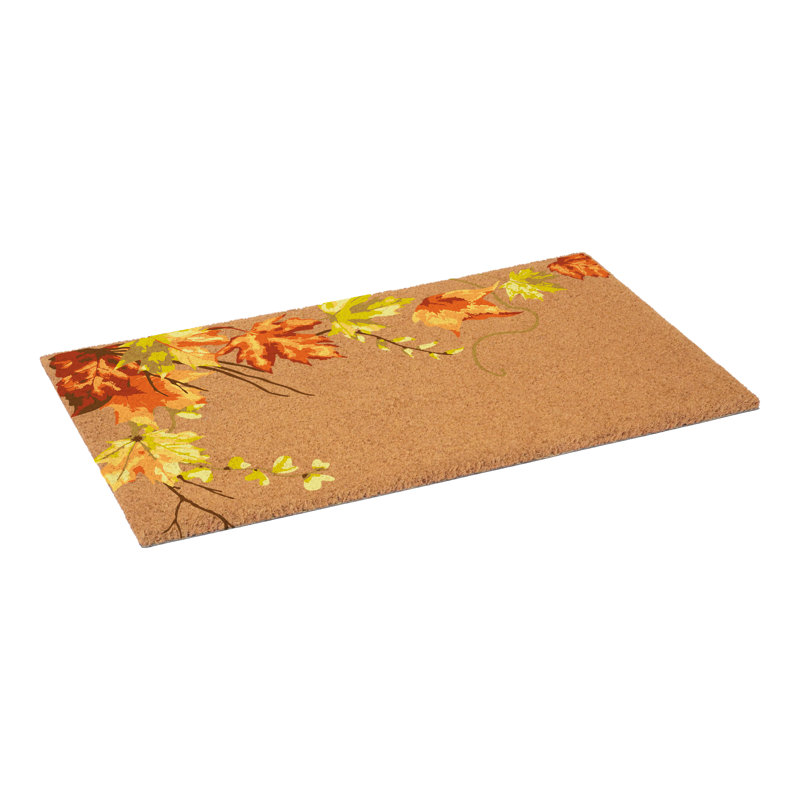 889C9B88BE874F38B9F3B5F5D39E4258 Fall Foliage Doormat, 17" W x 29" L