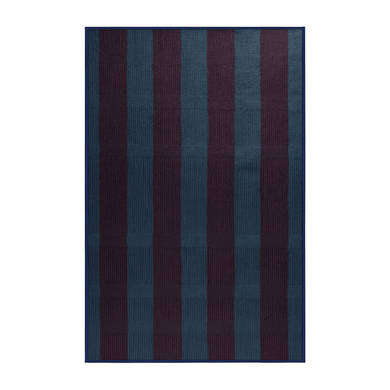 Tapis mauve lavable à la machine, Rectangulaire 8 pi x 10 pi