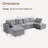 Zakeem 6 - Piece Upholstered Sectional-2011234385
