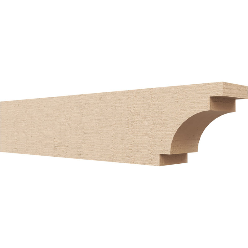 Bois de méditerranée TimberThane Ra partier, brun clair apprêté, H 6 po x l 28 po x P 4 po