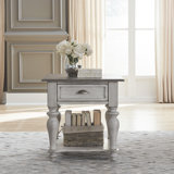Cassady Drawer End Table w/ Shelf
