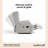 Serenity Swivel Reclining Glider with USB-1184750540