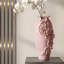 Vases de table en céramique rose trompette