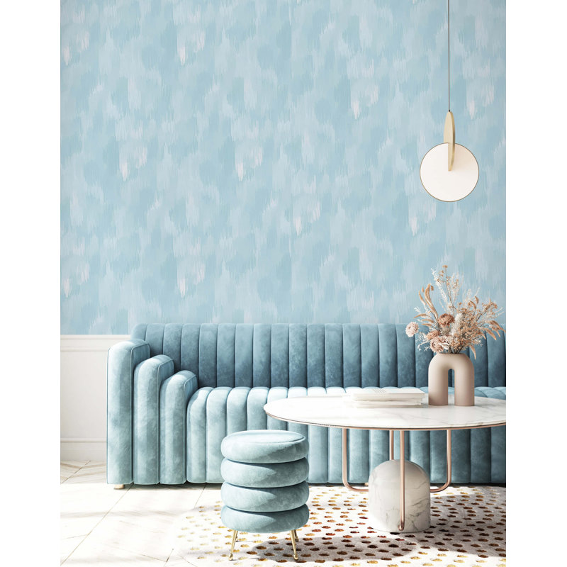 Neddra 7m x 75cm Wallpaper Roll, Blue