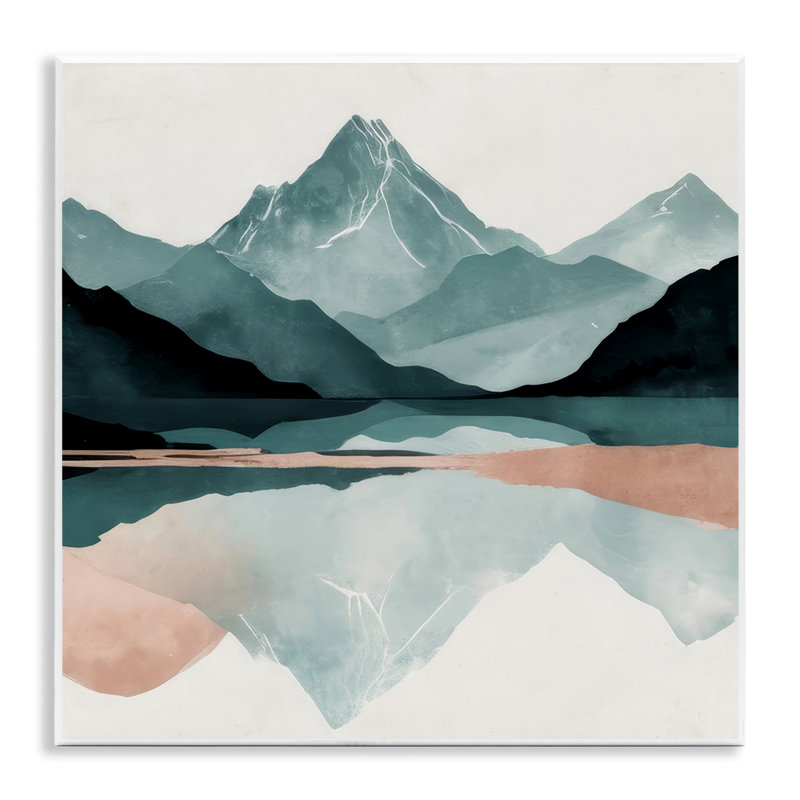 Art mural Reflections of High Peaks par Denise Dundon