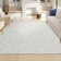 Sommer Solid Machine Washable Rug with Rubber Backing for Living Room Modern Non-Slip Dining Room Rug for Bedroom Floor Carpet for Office Nursery Playroom