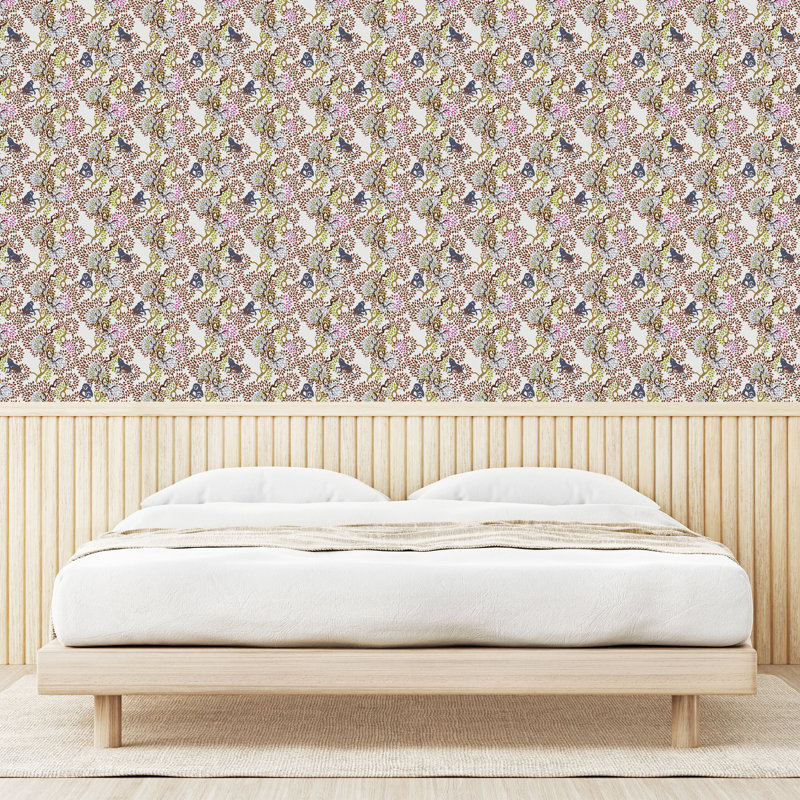 Panneau de papier peint Irline, L 13 po x L 100 po