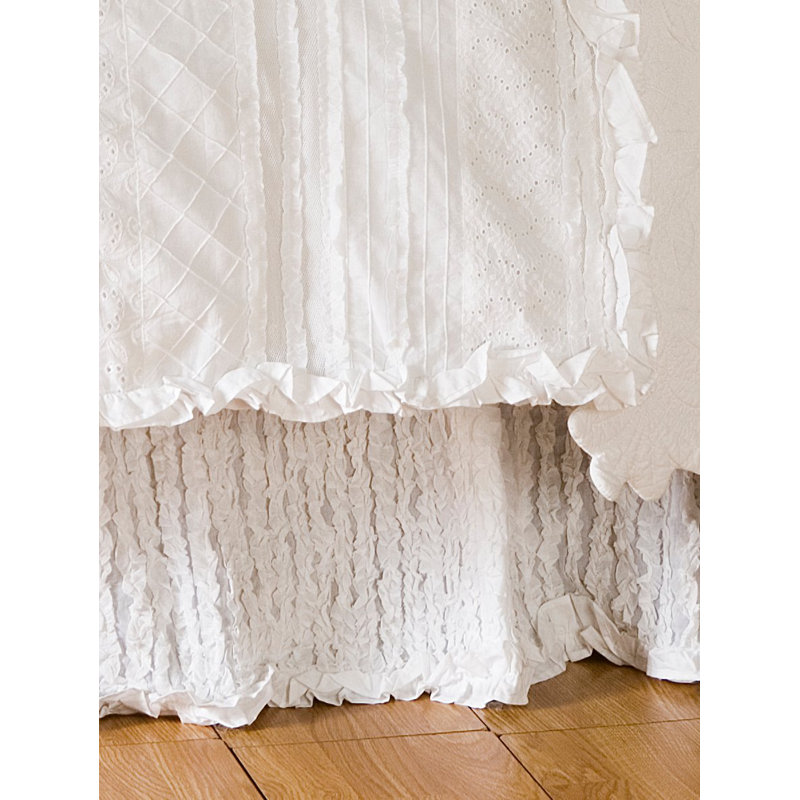Lorre Ruffled Bed Skirt - Twin, Twin
