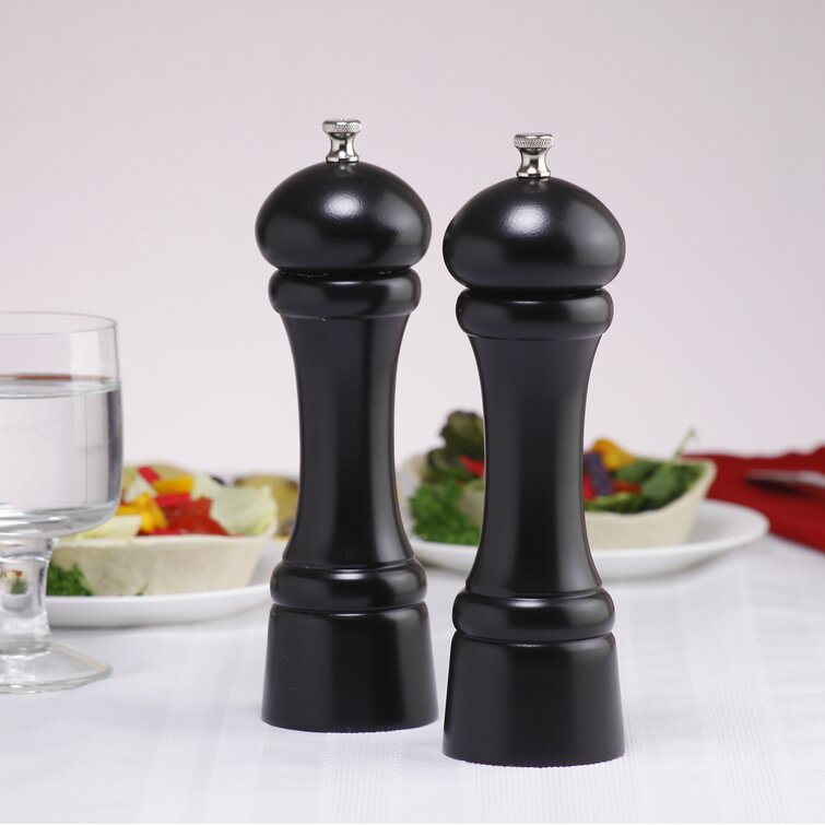 Chef Specialties CHFS1106 Wood Salt & Pepper Mill Set