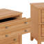 Ensemble de 2 tables d'appoint Hazel à 3 tiroirs pour le salon, le couloir et le vestibule Hazel