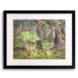 Hoh Rainforest Portrait Print by Bruce Heinemann
