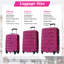 Valise à roulettes Hardshell 3 pièces avec valise TSA