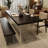 Black Rectangular Solid Wood desk-109518514