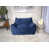Velours bleu sélectionné
